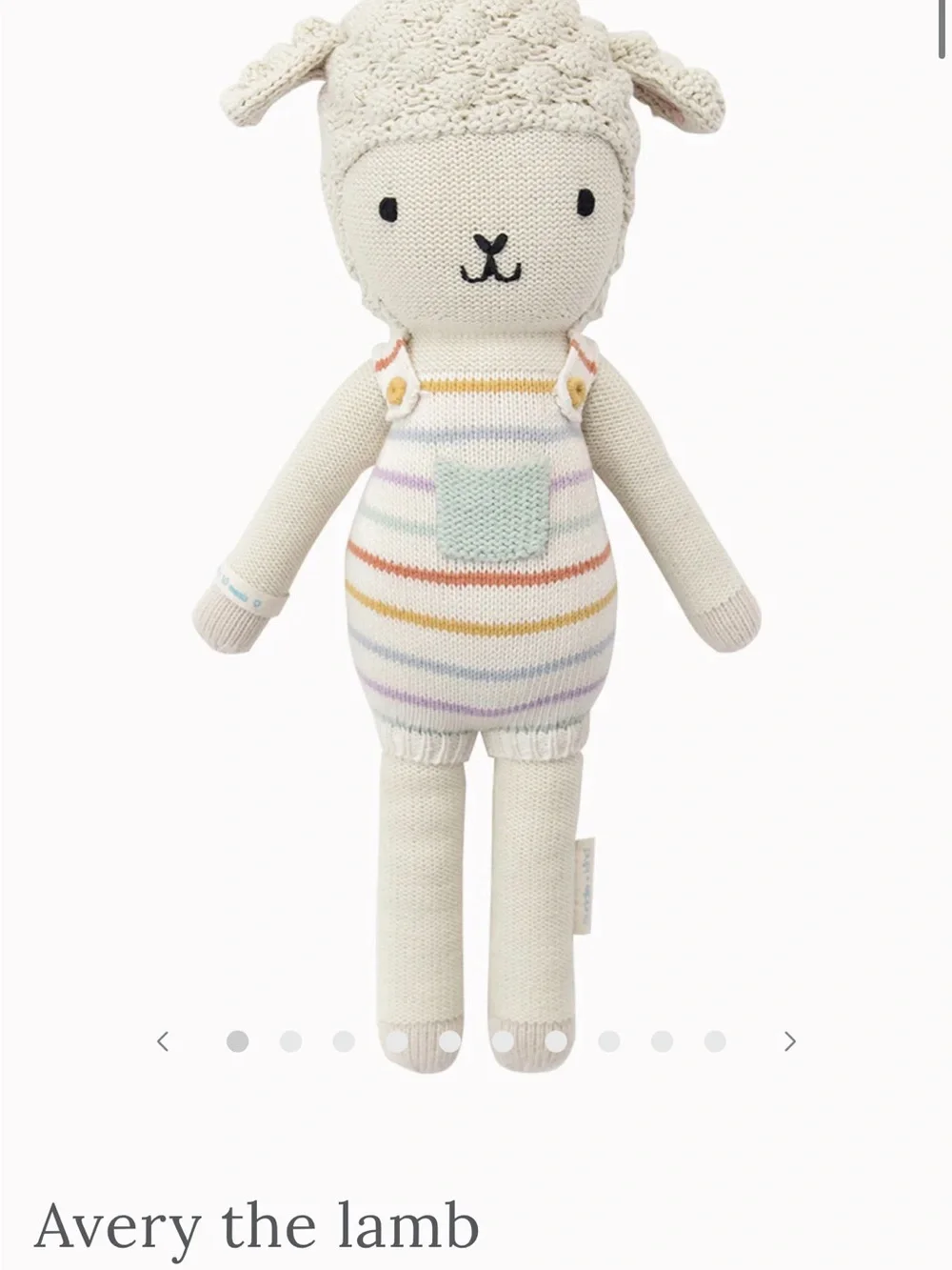 Cuddle and Kind Doll- Avery Lamb 13 inch